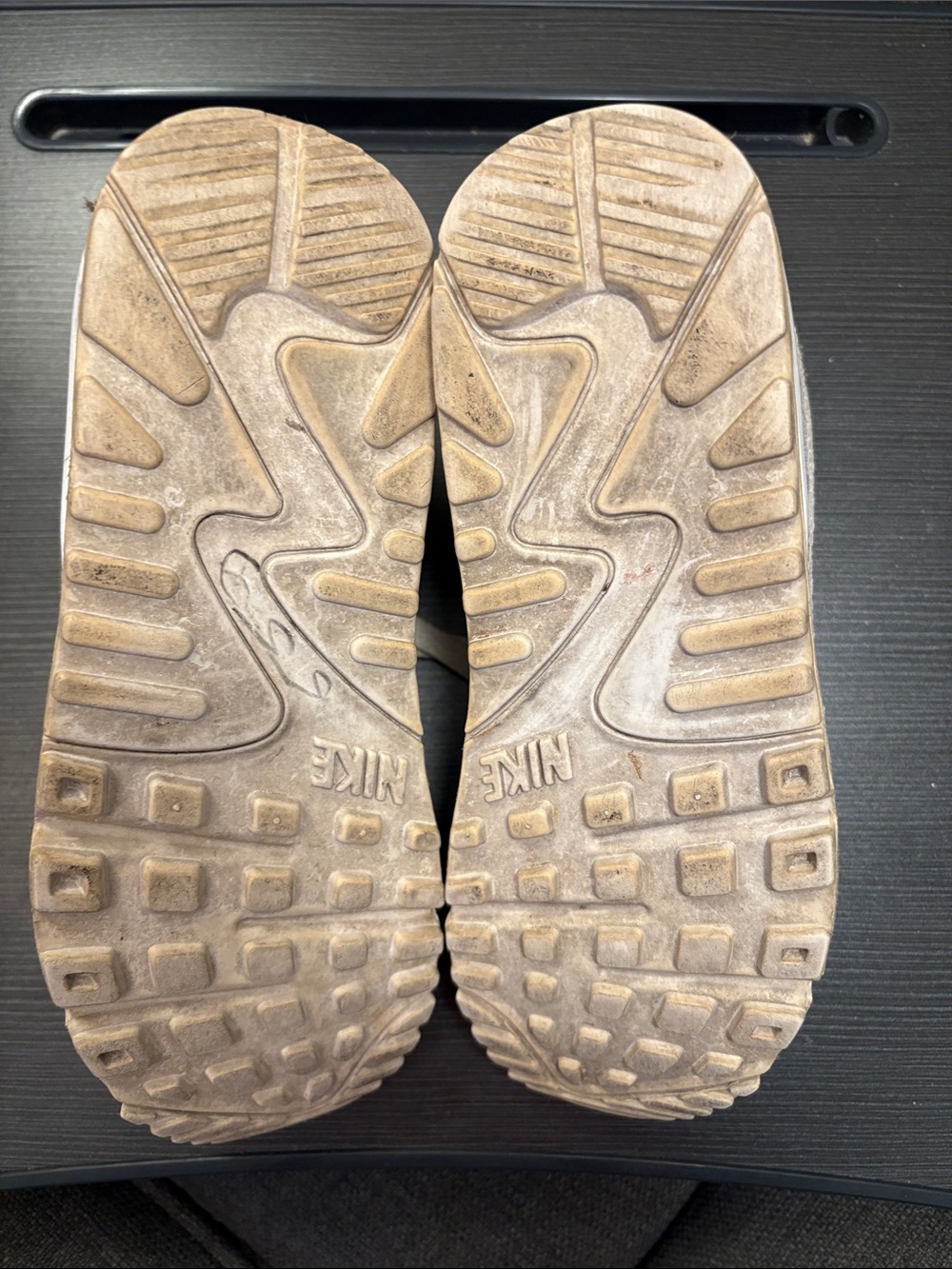 Nike Off-White/Light Tan Low-Top Sneakers - Picture 3 of 5